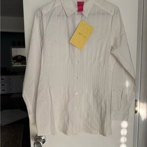 Du Jour Elegant White Dress Shirt